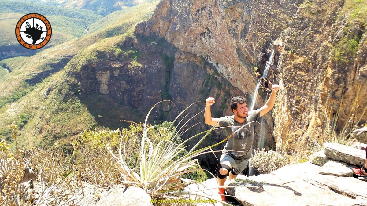 Mirante do Alto da Cachoeira do Tabuleiro, Travessia Lapinha Tabuleiro, em Conceição do Mato Dentro, MG.